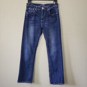 Firefly Womens Blue Slim Fit Medium Wash Stretch Denim Bootcut‎ Jeans Size 10